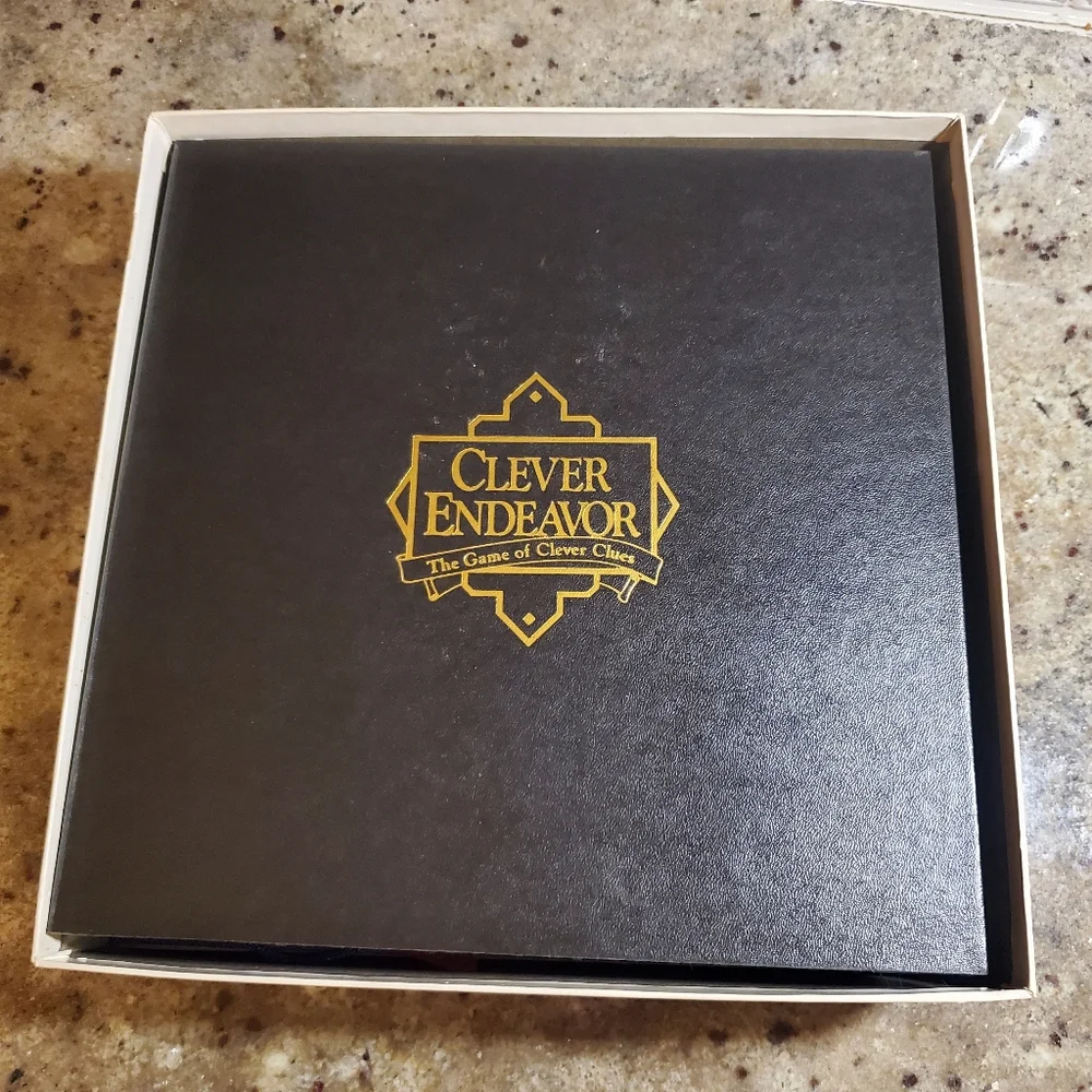 Clever Endeavor Deluxe Edition‎ Board Game by Mind Games 1989 Vintage EC